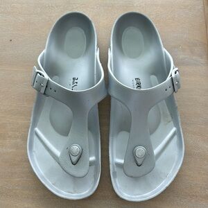 Birkenstock Gizeh silver EVA size 41